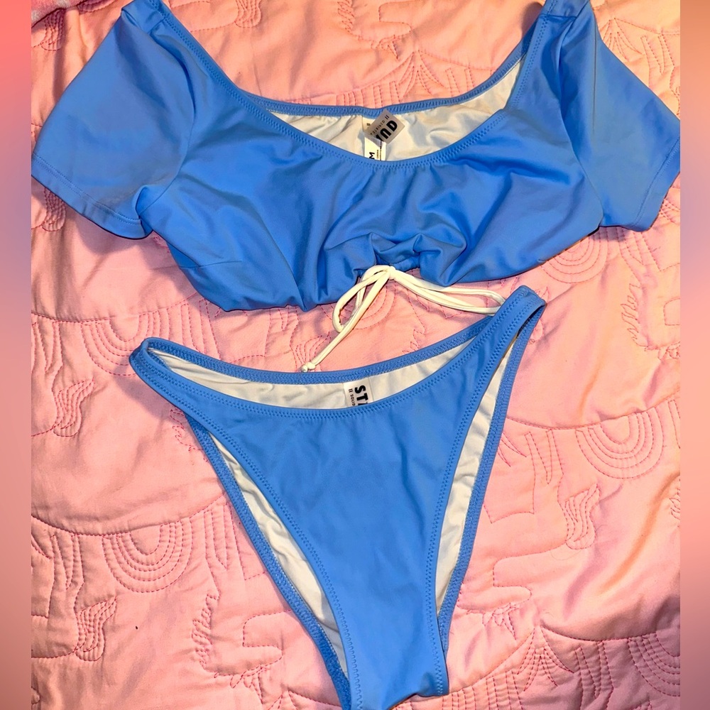 Staud Solid And Striped Size Small - image 1